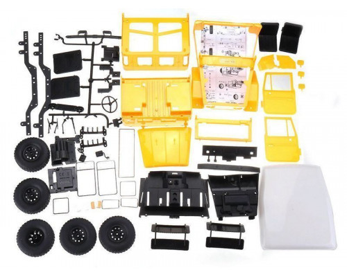 Радиоуправляемая машина WPL японский внедорожник FJ40 (желтая) 4WD 2.4G 1/16 KIT