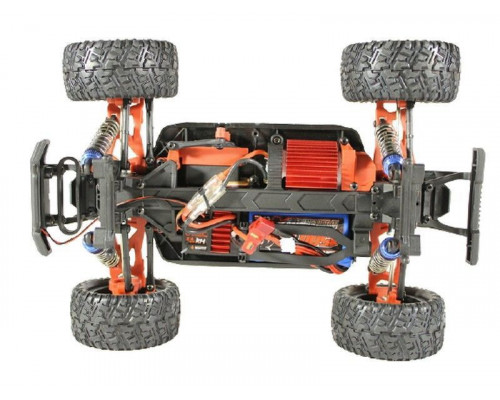 Радиоуправляемый монстр Remo Hobby SMAX UPGRADE V2.0 (синий) 4WD 2.4G 1/16 RTR