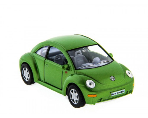 Машина Kinsmart 1:32 Volkswagen New Beetle инерция (1/12шт.)  б/к