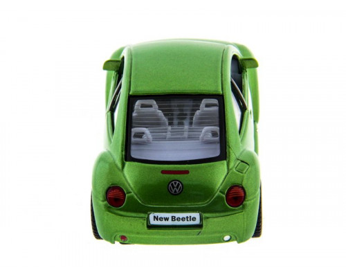 Машина Kinsmart 1:32 Volkswagen New Beetle инерция (1/12шт.)  б/к