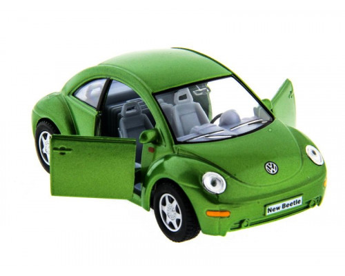 Машина Kinsmart 1:32 Volkswagen New Beetle инерция (1/12шт.)  б/к