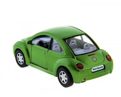 Машина Kinsmart 1:32 Volkswagen New Beetle инерция (1/12шт.)  б/к