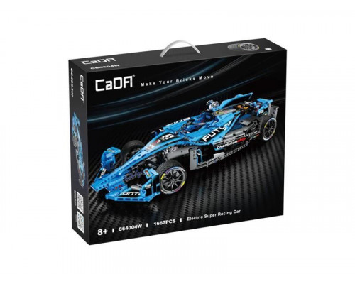 Конструктор CaDA болид Electric Super Racing Car 1/8 (1667 деталей)