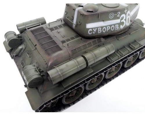 Р/У танк Taigen 1/16 T34-85 (СССР) (для ИК танкового боя) V3 2.4G (зеленый)