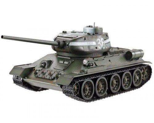 Р/У танк Taigen 1/16 T34-85 (СССР) (для ИК танкового боя) V3 2.4G (зеленый)