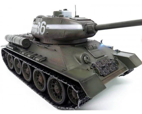 Р/У танк Taigen 1/16 T34-85 (СССР) (для ИК танкового боя) V3 2.4G (зеленый)