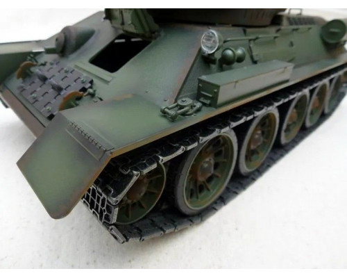 Р/У танк Taigen 1/16 T34-85 (СССР) (для ИК танкового боя) V3 2.4G (зеленый)