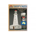 Сборная картонная модель Shipyard маяк North Reef Lighthouse (№55), 1/87