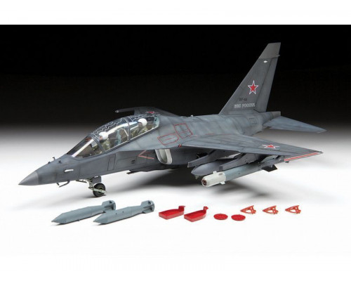 Сборная модель ZVEZDA Российский лёгкий бомбардировщик Як-130, 1/48