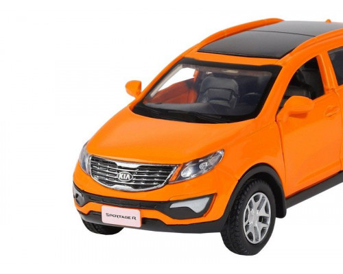 Машина АВТОПАНОРАМА KIA SPORTAGE R, оранжевый, 1/39, инерция, в/к 17,5*12,5*6,5 см