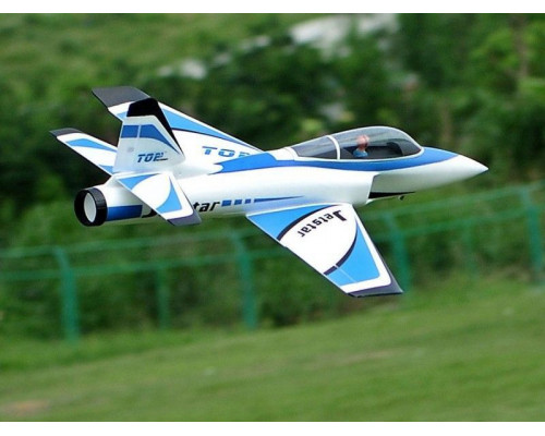 Р/У самолет Top RC Jet Star голубой 800 мм импеллер 65мм PNP