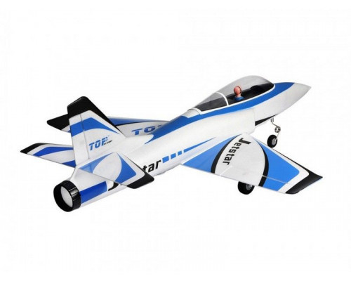 Р/У самолет Top RC Jet Star голубой 800 мм импеллер 65мм PNP