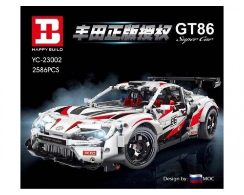 Конструктор RCM Super car GT86 (2586 деталей)