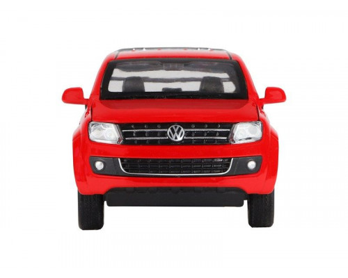 Машина АВТОПАНОРАМА Volkswagen Amarok, красный, 1/30, свет, звук, инерция, в/к 20*10*11 см