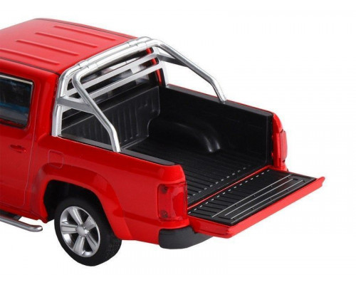 Машина АВТОПАНОРАМА Volkswagen Amarok, красный, 1/30, свет, звук, инерция, в/к 20*10*11 см