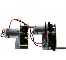 Редуктор левый и правый для танка КВ-1 с подшипниками и Моторами (металл)