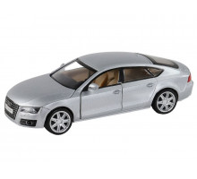 Машина "АВТОПАНОРАМА" Audi A7, серебряный, 1/32, свет, звук, инерция, в/к 17,5*13,5*9 см