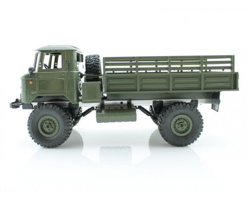 Радиоуправляемая машина WPL ГАЗ-66 грузовая (зеленая) 4WD 2.4G 1/16 KIT