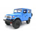 Радиоуправляемая машина WPL японский внедорожник FJ40 (голубая) 4WD 2.4G 1/16 KIT