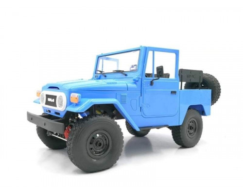 Радиоуправляемая машина WPL японский внедорожник FJ40 (голубая) 4WD 2.4G 1/16 KIT