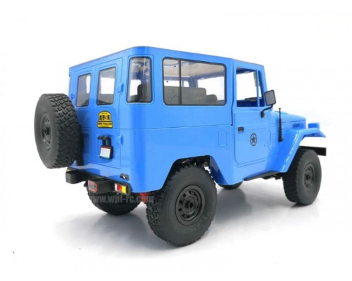 Радиоуправляемая машина WPL японский внедорожник FJ40 (голубая) 4WD 2.4G 1/16 KIT