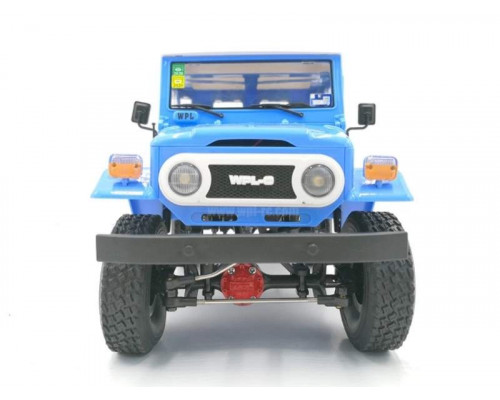 Радиоуправляемая машина WPL японский внедорожник FJ40 (голубая) 4WD 2.4G 1/16 KIT