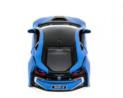 Машина Kinsmart BMW i8 инерция (1/12шт.) 1:36 б/к