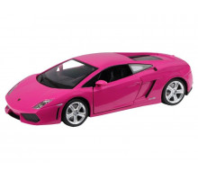 Машина "АВТОПАНОРАМА" Lamborghini Gallardo, розовый, 1/24, свет, звук, в/к 24,5*12,5*10,5 см