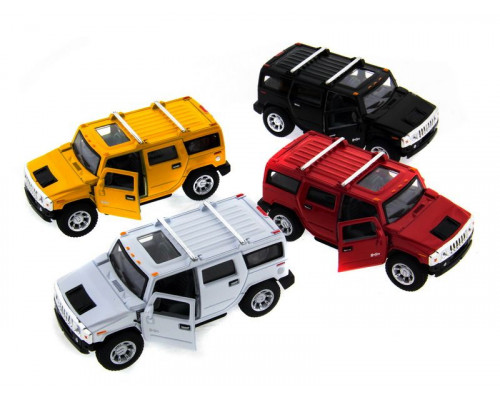 Машина Kinsmart 1:40 Haммer H2 2008 инерция (1/12шт.) б/к