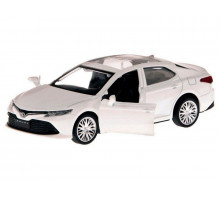 Машина "АВТОПАНОРАМА" Toyota Camry, белый, 1/43, откр. двери, инерция, в/к 17,5*12,5*6,5 см