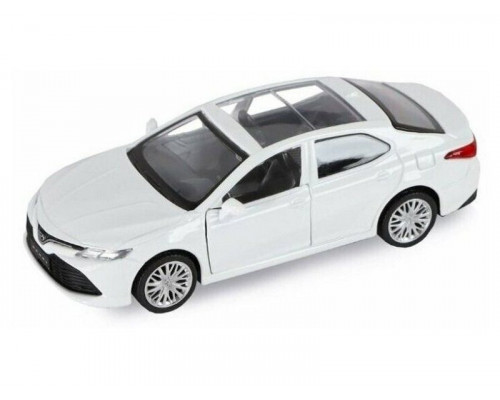 Машина АВТОПАНОРАМА Toyota Camry, белый, 1/43, откр. двери, инерция, в/к 17,5*12,5*6,5 см