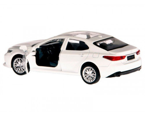 Машина АВТОПАНОРАМА Toyota Camry, белый, 1/43, откр. двери, инерция, в/к 17,5*12,5*6,5 см