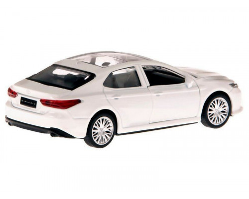 Машина АВТОПАНОРАМА Toyota Camry, белый, 1/43, откр. двери, инерция, в/к 17,5*12,5*6,5 см