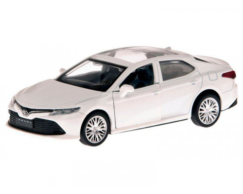 Машина АВТОПАНОРАМА Toyota Camry, белый, 1/43, откр. двери, инерция, в/к 17,5*12,5*6,5 см