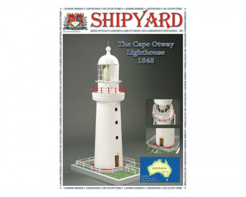 Сборная картонная модель Shipyard маяк Lighthouse Cape Otway (№3), 1/72