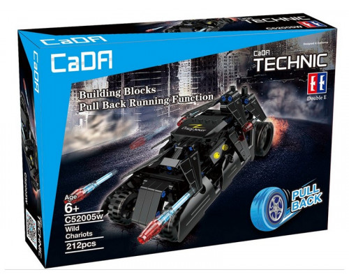 Конструктор CaDA Technic бэтмобиль совместим с C52006W, инерционный (212 деталей)