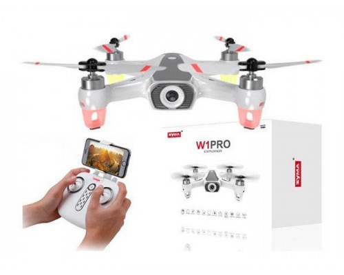 Радиоуправляемый квадрокоптер Syma W1PRO brushless с FPV по Wi-Fi, барометр, GPS, 6-AXIS, 2.4G RTF