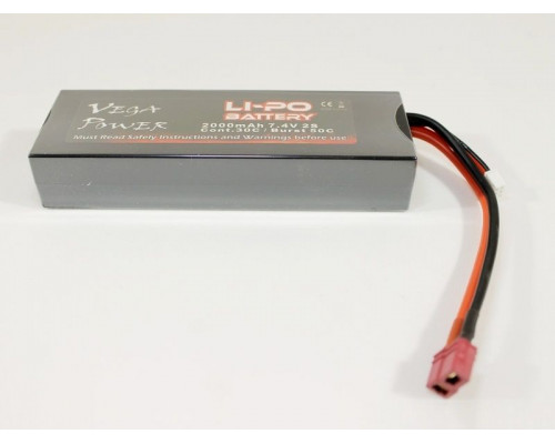 Аккумулятор Li-Po 2000mAh, 7,4V для Himoto 1/10