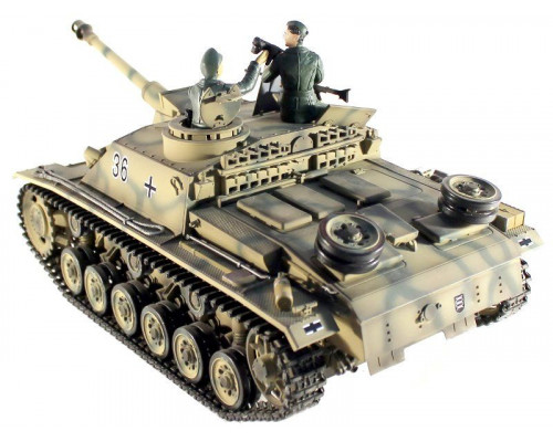 Р/У танк Taigen 1/16 SturmgeschutzIIIausf.gsd.kfz. (Германия) (для ИК танкового боя) 2.4G RTR