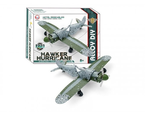 Конструктор металлический KA CHENG QI GCT63 Hawker hurricane 270 деталей