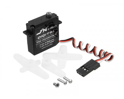 Сервомашинка цифровая JX Servo PDI-HV0903MG (9.4г/2.6/0.07/7.4V) Mini