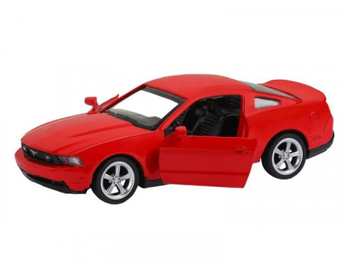 Машина АВТОПАНОРАМА Ford Mustang GT, красный, 1/43, инерция, откр. двери, в/к 17,5*12,5*6,5 см