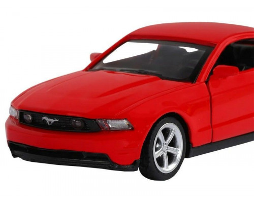 Машина АВТОПАНОРАМА Ford Mustang GT, красный, 1/43, инерция, откр. двери, в/к 17,5*12,5*6,5 см