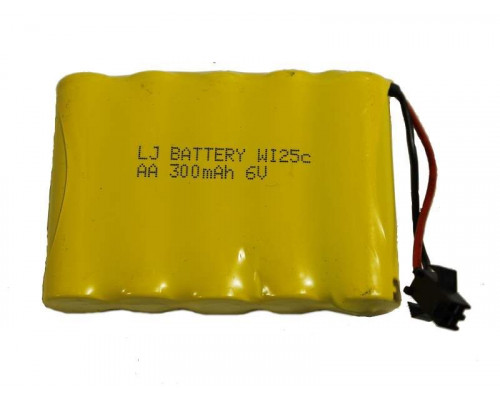 Аккумулятор Ni-Cd 300mAh, 6V, SM для Double Eagle E549-003, E712-003, E713-003