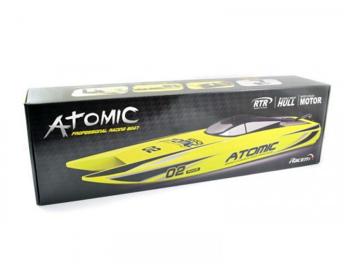 Радиоуправляемый катамаран Volantex RC ATOMIC 700 желтый Brushless PNP