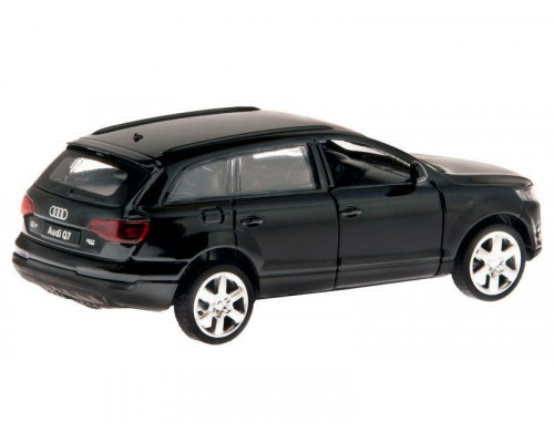 Машина АВТОПАНОРАМА Audi Q7, черный, 1/43, инерция, откр. двери, в/к 17,5*12,5*6,5 см