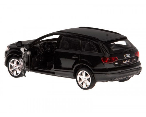 Машина АВТОПАНОРАМА Audi Q7, черный, 1/43, инерция, откр. двери, в/к 17,5*12,5*6,5 см