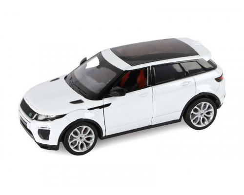 Машина АВТОПАНОРАМА Land Rover Range Rover Evoque HSE 2017, белый, 1/24, в/к 24,5*12,5*10,5 см