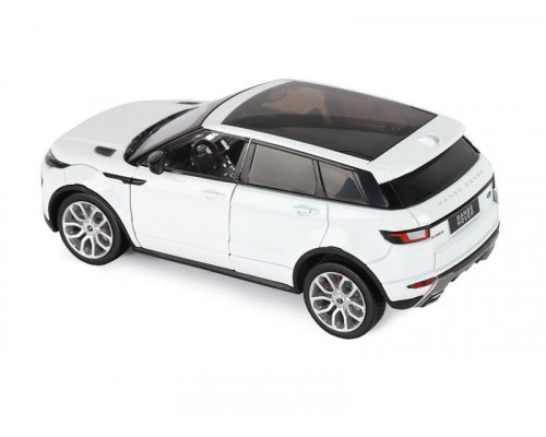 Машина АВТОПАНОРАМА Land Rover Range Rover Evoque HSE 2017, белый, 1/24, в/к 24,5*12,5*10,5 см