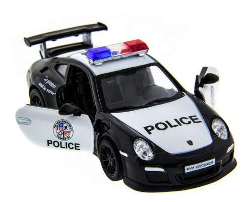 Машина Kinsmart 1:36 Porsche 911 GT3 RS (Police) в асс. инерция (1/12шт.) б/к